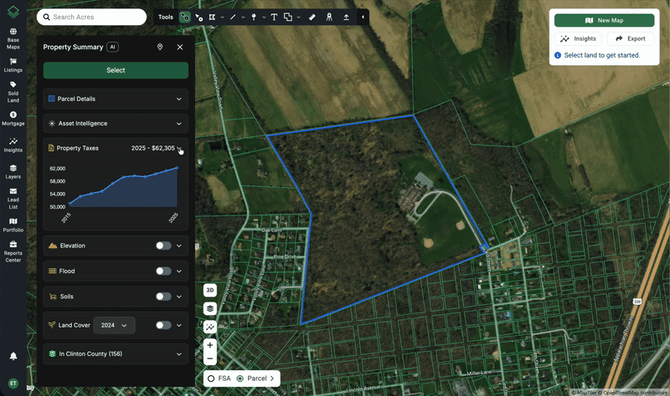 AI Property Summary Taxes