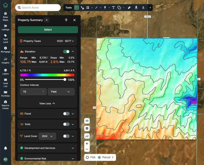 Insights - Elevation Property Summary