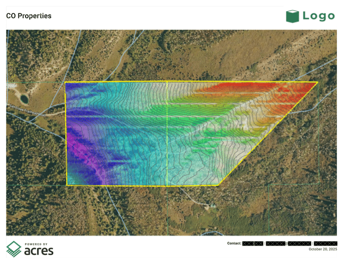 Report Aerial Map CO Properties