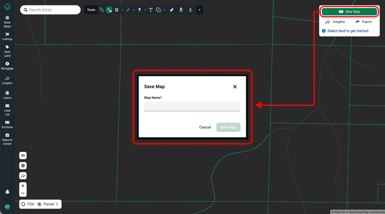 Create a Saved Map